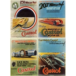 Castrol Land Speed Record posters, stk